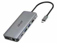 Acer 12in1 Type C dongle 2 x USB3.2, 2 x USB2.0, 1x SD/TF, 2 x HDMI, 1 x PD, 1 x DP,