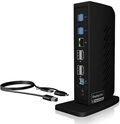 ICYBOX USB Type-C & Type-A Dock mit zweifachem Videoausgang