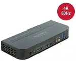 Delock 2x HDMI KVM Switch 4K 60 Hz mit USB 3.0 und Audio