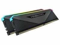 Corsair Vengeance RGB RT Schwarz 16GB Kit (2x8GB) DDR4-3200 CL16 DIMM Arbeitsspeicher