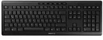 CHERRY STREAM KEYBOARD WIRELESS, kabellose Tastatur, Fl&uuml;steranschlag,