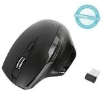 Targus Antimikrobielle ergonomische kabellose Maus schwarz, incl. Dongle
