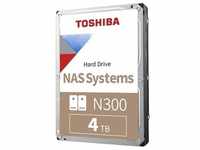 Toshiba N300 4TB 3.5 Zoll SATA Interne NAS Festplatte CMR