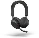 Jabra Evolve2 75 Headset, USB-C Kabellos, Bluetooth, Schwarz, [UC zertifiziert]