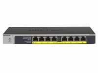 NETGEAR GS108LP 8-Port Unmanaged Switch 8x Gigabit-LAN, PoE+ 60W, Lüfterlos