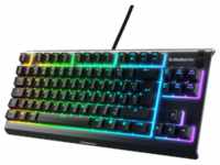 Steelseries Apex 3 TKL Gaming Tastatur - IP32-wasserresistent, kabelgebunden,