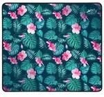XTRFY GP1 Tropical, Gaming-Mauspad, Mehrfarbig Gestickte Kanten Waschbar,