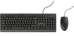 TRUST Primo Tastatur & Maus Set, kabelgebunden, Deutsches QWERTZ-Layout,