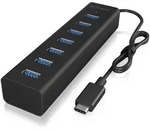 ICY BOX IB-HUB1700-C3 Type-C zu 7 Port USB 3.0 Hub