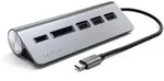 Satechi Type-C Aluminium USB Hub & Card Reader space gray