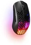 SteelSeries Aerox 3 Onyx Wireless Ultraleichte Gaming Maus2022 - kabellos, BT &