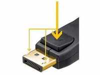 Goobay 3m DisplayPort/DVI-D-Adapterkabel [vergoldete Kontakte, Displayport mit