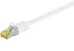 Goobay 10m RJ45 Patchkabel CAT 6A S/FTP (PiMF), 500 MHz, mit CAT 7 Rohkabel, wei&szlig;