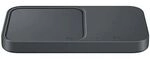 Samsung Wireless Charger Duo, Dark Grey Induktives Schnellladen mit bis zu 15 Watt