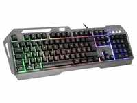 Speedlink LUNERA Metal Rainbow Gaming Keyboard, 5 Modi, schwarz