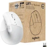 Logitech Wireless Mouse Lift for Business - Vertikale Maus, Ergonomisch geformt, F&uuml;r