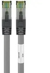 Goobay 20m RJ45 (CAT 6A, 500 MHz) Patchkabel mit CAT 8.1 S/FTP Rohkabel, Grau,...