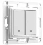 Shelly Wall Switch 2, Wandtaster 2-fach, wei&szlig; Smart-Home