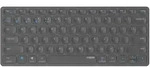 Rapoo Kabellose Multimodus Tastatur "E9600M", DE-Layout, grau