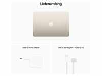 Apple Aktion % | MacBook Air M2, 2022 MLY13D/A Polarstern Apple M2 Chip mit 8-Core