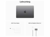 Apple Aktion % | MacBook Air M2, 2022 MLXX3D/A Space Grau Apple M2 Chip mit 10-Core
