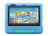 Amazon Fire 7 Kids-Tablet, 7-Zoll-Display, 16 GB, blau für Kinder von 3 bis 7 Jahren