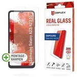 DISPLEX Panzerglas 2D/ Clear 10H f&uuml;r Samsung Galaxy A23 5G Eco-Montagerahmen,