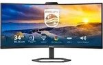 Philips 34E1C5600HE Office Monitor - UWQHD, Webcam, USB-C