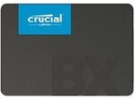 Crucial BX500 SSD 500GB 2.5 Zoll SATA 6Gb/s - interne Solid-State-Drive