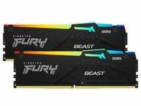 Kingston FURY Beast RGB Schwarz 32GB Kit 2x16GB DDR5-6000 EXPO CL36 DIMM