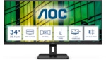 AOC U34E2M WQHD Monitor - 100 Hz, Adaptive Sync, HDMI
