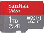 SanDisk Ultra microSDXC 1TB Speicherkarte + SD Adapter 150MB/s A1 Class 10 UHS-I