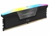 Corsair Vengeance RGB Schwarz 32GB Kit 2x16GB DDR5-5600 CL36 DIMM Arbeitsspeicher