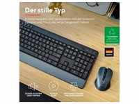 Trust Trezo Comfort kabelloses Tastatur & Maus Set - Deutsches QWERTZ-Layout