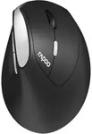 Rapoo Kabellose ergonomische Maus "EV250", Schwarz Einstellbarer Sensor mit 1600 DPI