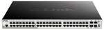D-Link DGS-1510-52XMP Smart Managed Switch 48x Gigabit Ethernet PoE+ (max. 370 W), 4x