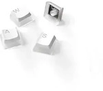 SteelSeries Tastenkappen Wei&szlig;, deutsches Layout Tastatur