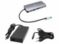 i-tec USB-C Metal Nano Dock HDMI/VGA with LAN & Power Delivery 100 W & Charger 77W