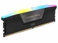 Corsair Vengeance RGB Schwarz 32GB Kit 2x16GB DDR5-7200 CL34 DIMM Arbeitsspeicher