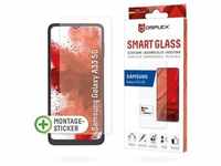 DISPLEX Smart Glass (9H) für Samsung Galaxy A33 5G Montagesticker, unzerbrechlich,