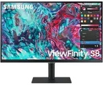 Samsung ViewFinity S8 S27B800TGU Office Monitor - 4K, IPS, LAN