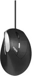 Rapoo Kabelgebundene ergonomische Maus "EV200", Schwarz Einstellbarer Sensor mit 1600