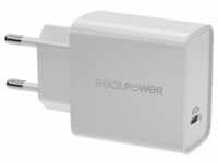 Realpower PC-MagSet 20 Watt USB C PD Ladegerät mit kabellosem magnetischen...