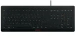 CHERRY Stream Protect Keyboard schwarz, USB, DE - inkl. Membran, Schutzmembran