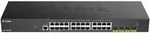 D-Link DGS-1250-28X Smart Managed Switch 24x Gigabit Ethernet, 4x 10 Gbit/s SFP+