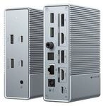HyperDrive Universal GEN2 15-in-1 USB-C Dockingstation Triple Extended Display