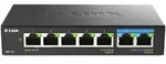 D-Link DMS-107 Unmanaged Switch 5x Gigabit Ethernet, 2x 2.5 Gigabit Ethernet