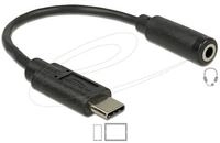 Delock Audio Adapter USB Type-C&trade; Stecker Klinkenbuchse 14 cm