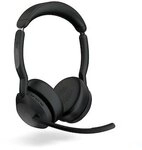 Jabra Evolve2 55, Stereo-Bluetooth-Headset, 4 Mikrofone MS Teams zertifiziert, Aktive