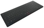 CHERRY Stream Protect Keyboard Wireless schwarz, USB, DE-Layout inkl. Membran,